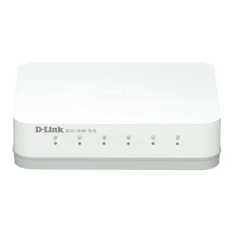 D-Link - Commutateur - non géré - 5 x 10 - 100 - 1000 - de bureau (GO-SW-5G)_1